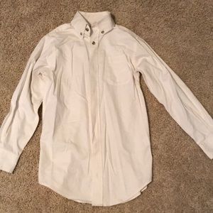 Off White Size 8 boys L/S button down shirt